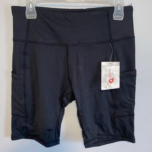 Biker Shorts with pockets NWT